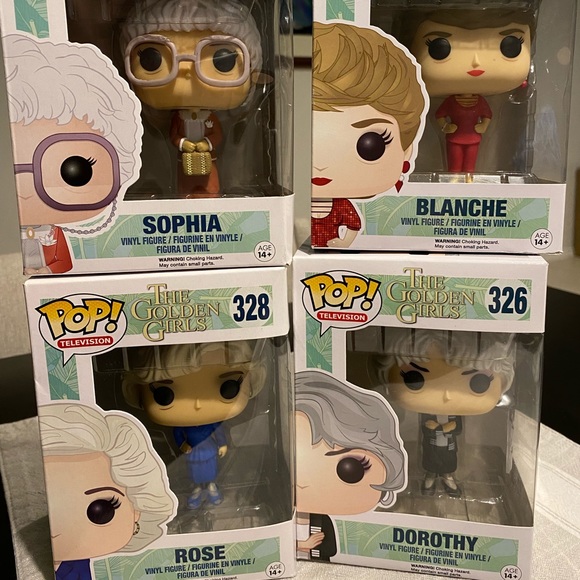 Golden Girls Funko Pop Set-All Four-New In Box